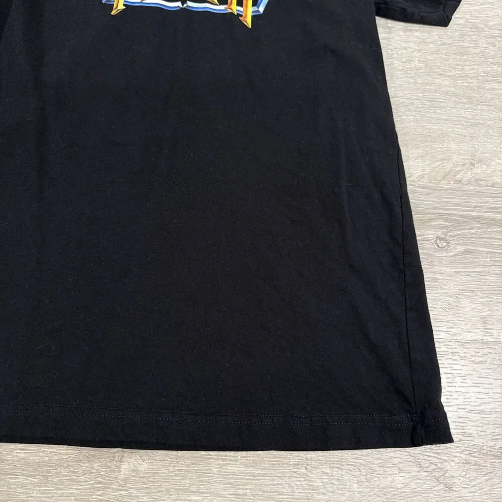Night Flight Shirt Retro Logo Black Short Sleeve Tee Men’s Medium - Picture 6 of 7